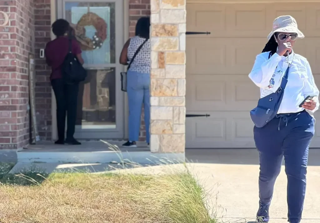 Block walking in Bell County